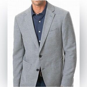 Rodd & Gunn Light Gray Textured Sport Coat, Sports Fit,XL, NWOT